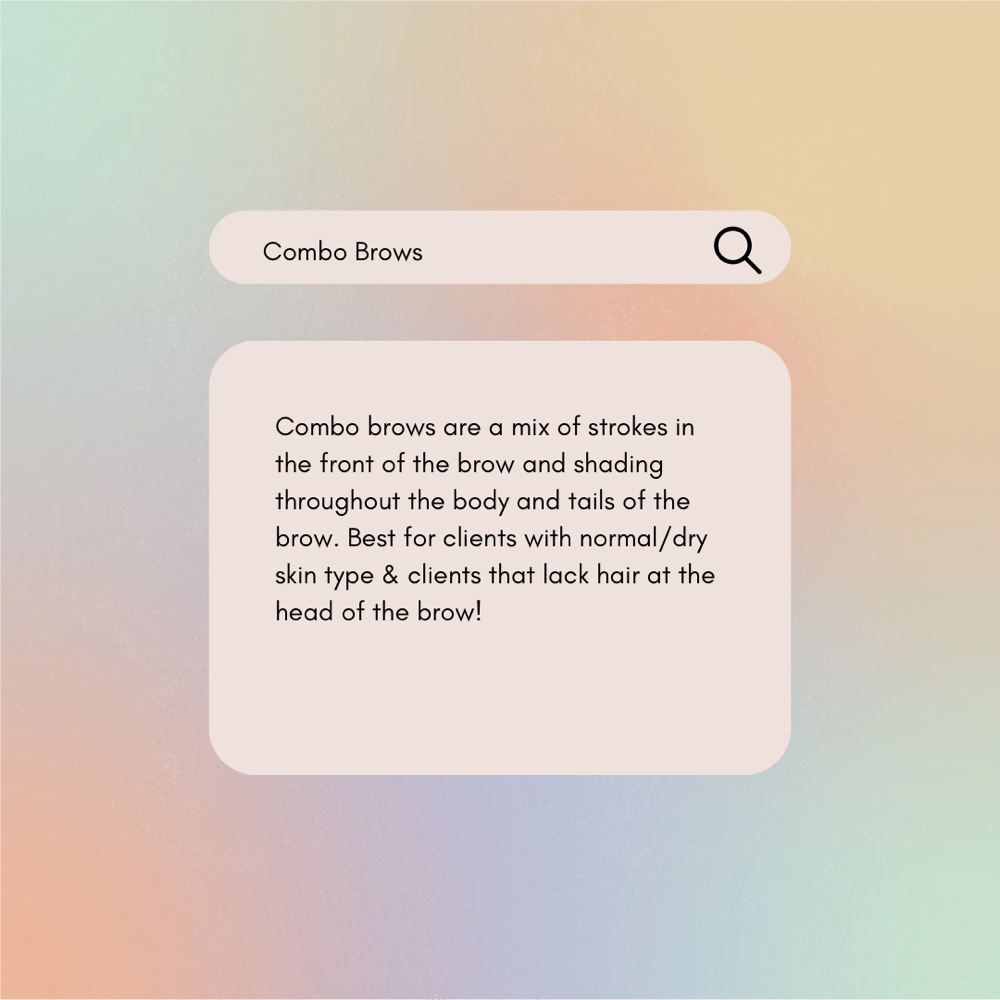 Nano Combo Brow Intro Rate
