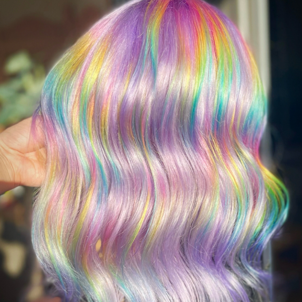 Full Creative Transformation at Hair Painted With Love in Oakland, CA
