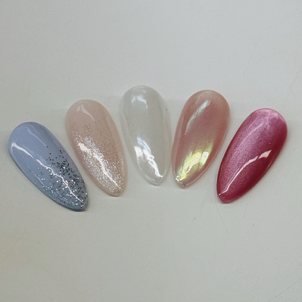 Chrome, Glitter Ombre, Cateye