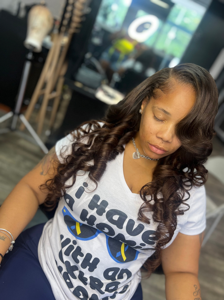 Sew-in w/ Leave Out