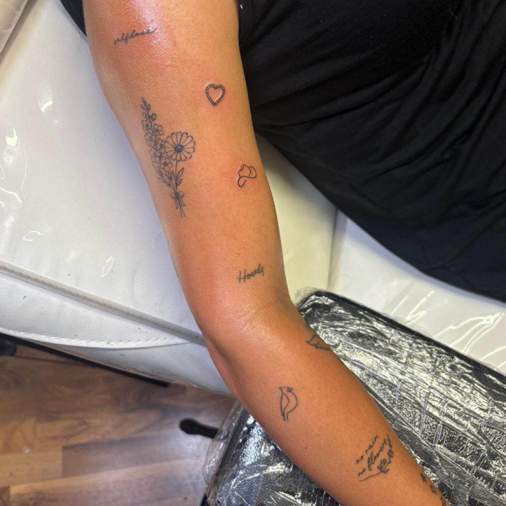 Sticker Sleeve Sale at Western Beauty & Ink Co. in Saint Jo, TX