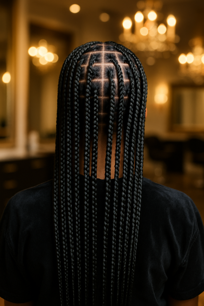Knotless Braids at Forté Beauty in Lubbock, TX