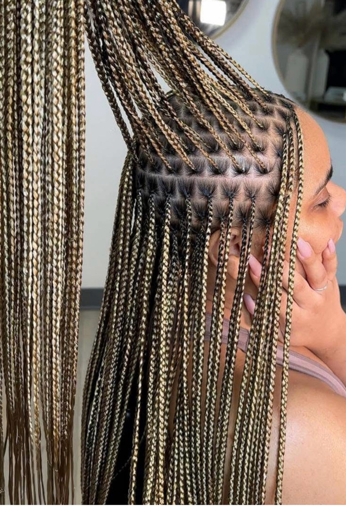 Extra Small Knotless Braids