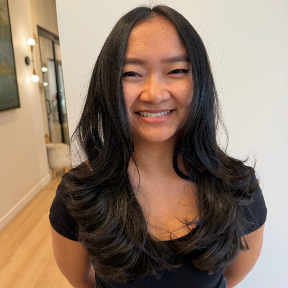 Signature Haircut & Style at Crowned by Anastasia in Chino, CA