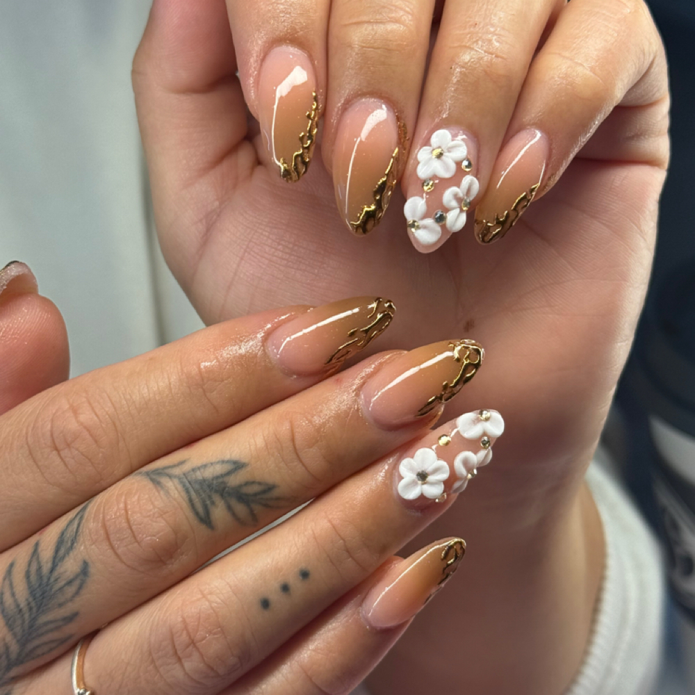 Acrylic Full Set with Nail Art (YC) at Truly Pampered Salon & Day Spa in Brockport, NY