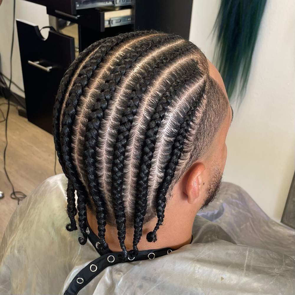 8 Straight Backs-Full Head