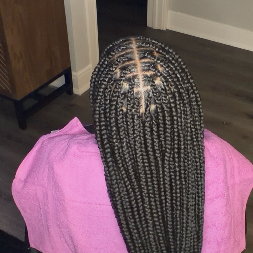 Smedium Knotless Braids at TriumphStrands in GARDEN CITY, NY