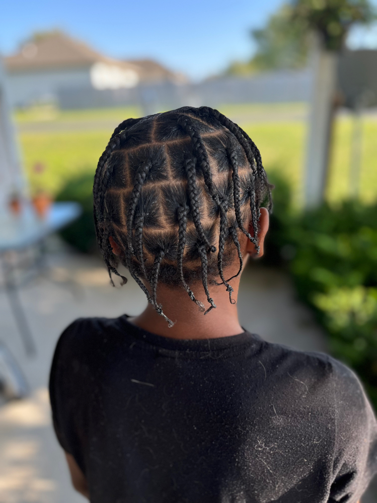Kids natural hair braids