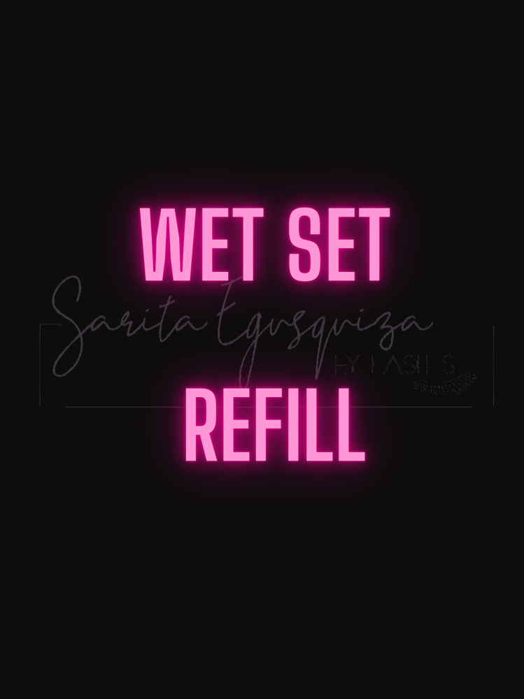 Wet set refill