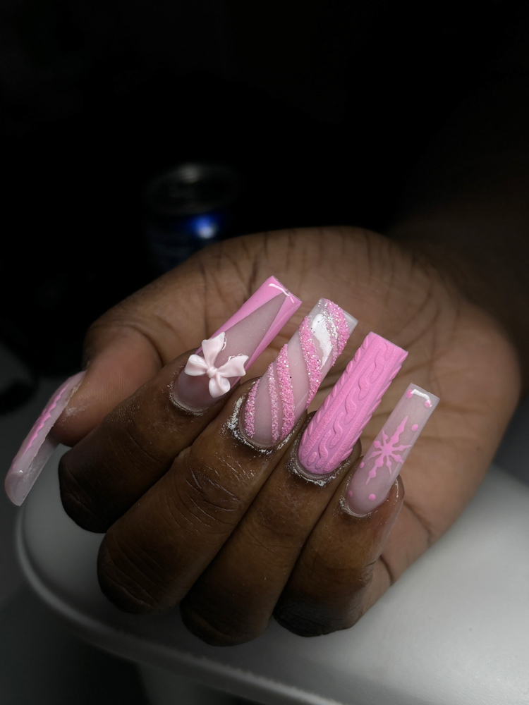 long acrylic nails