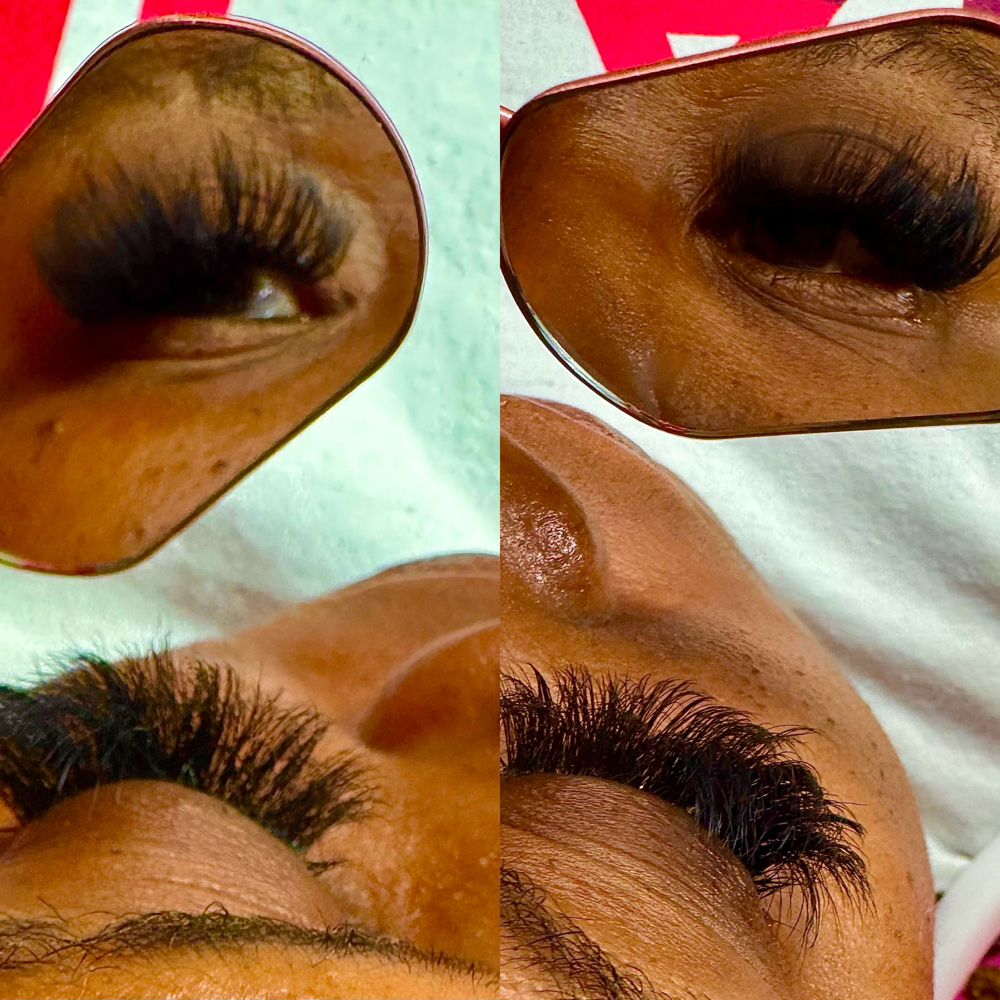 Volume Cluster Lashes at A’Nicole Beauty Bar in Mesquite, TX