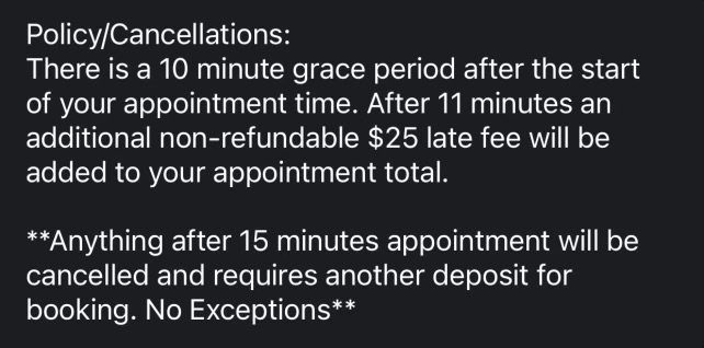 Late Fee Policy