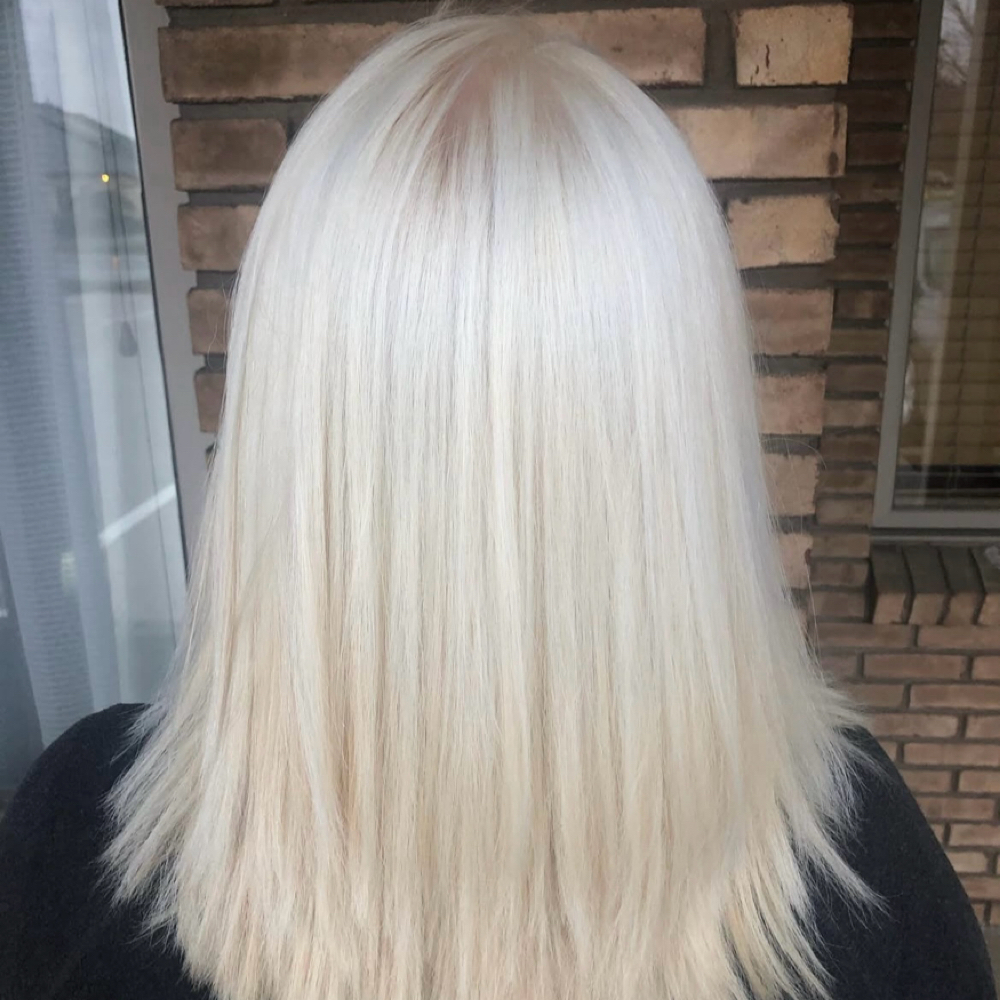 All Over Bleach/ Platinum Card at Hair by Sammie Keane in Massillon, OH