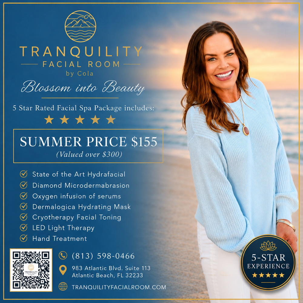 Monthly 5 Star Special Spa Package at Tranquility Facial Room in Atlantic Beach, FL