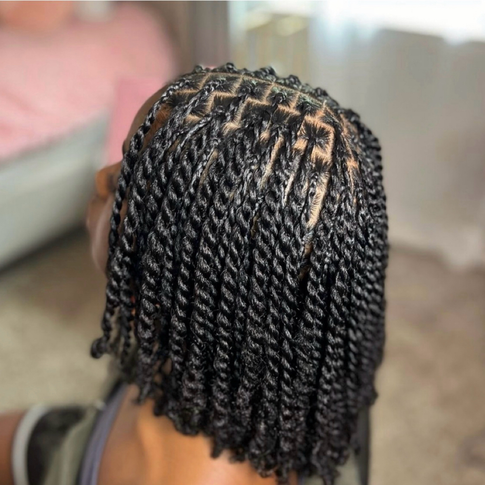 Natural Two Strand Twist at L&O BeautyCollection in West Burlington, IA