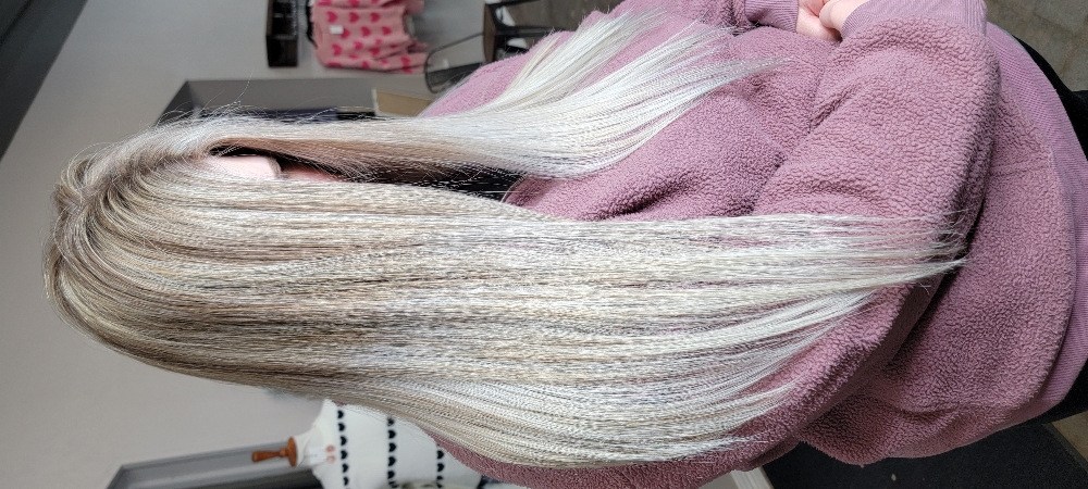 Platinum BLONDE at Allie Germany // Hair Sculptor in Wichita Falls, TX
