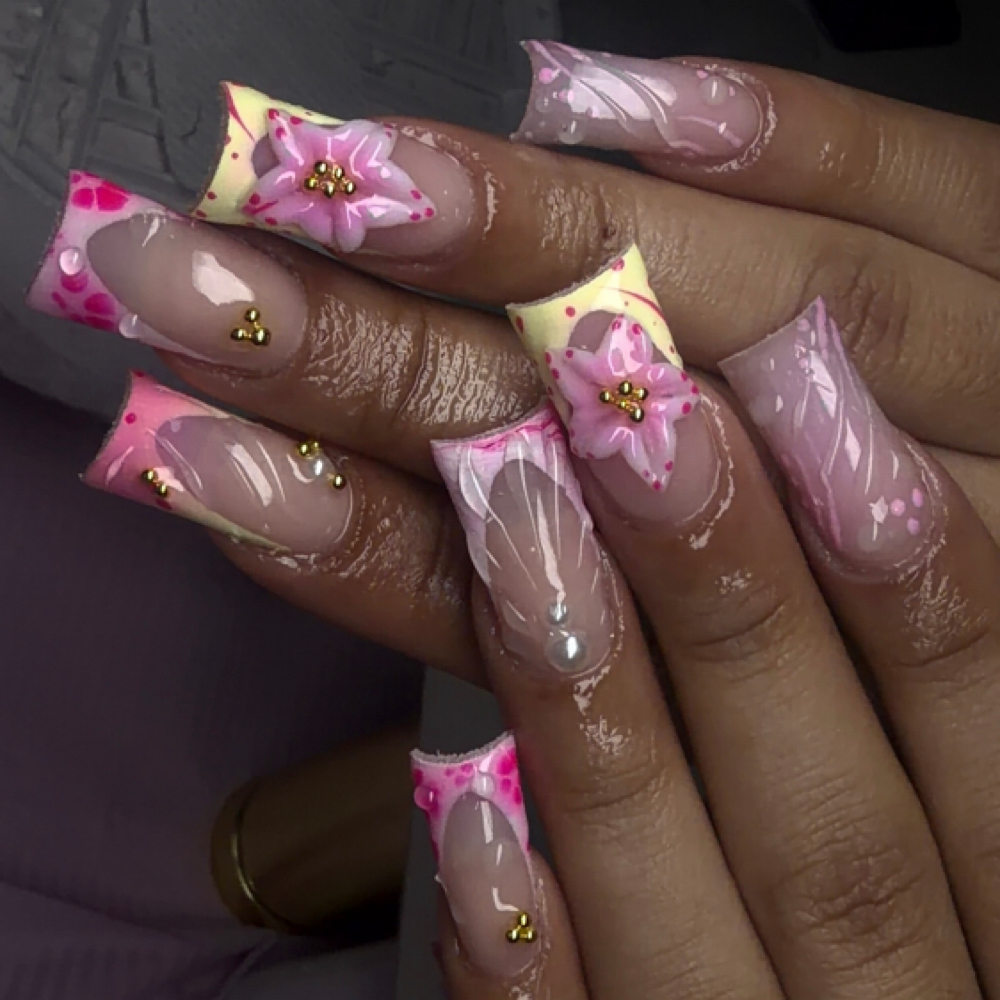 Long Full Set Duck Nails at Acrylicsbymarii in See You Soon <3, CT