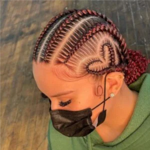 Stitch Braids (6) at Hollywood Soul Salon Ouchlesshairbraiding in San Diego, CA