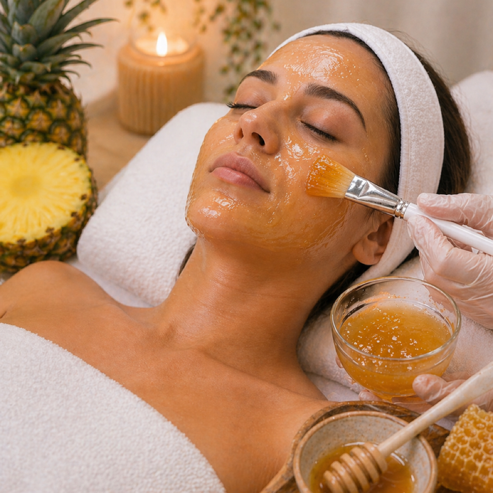 Pineapple Honey Facial at Blooming Beauty Co. in South Zaneville, OH