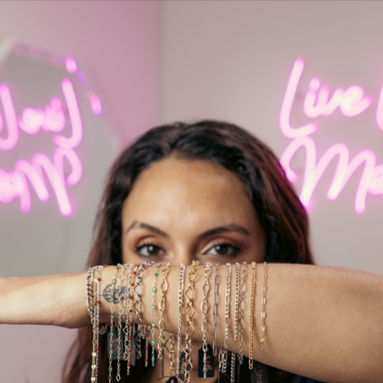 Permenant Jewelry at Messy’s in Shawnee, KS