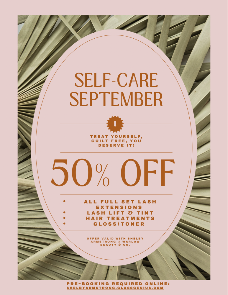 Self-Care September Lift & Tint