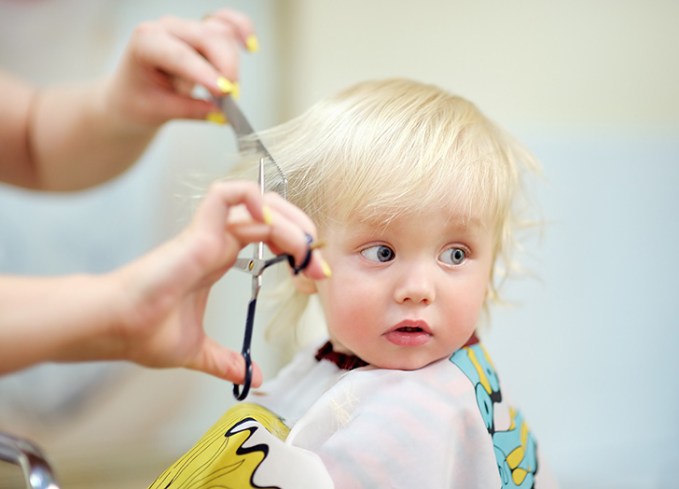 Infant Hair Cut