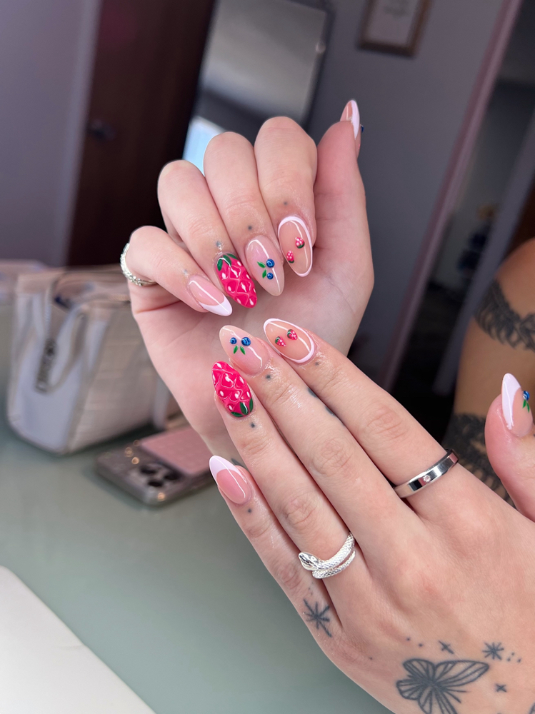 Short Acrylic Full Set (1-2)