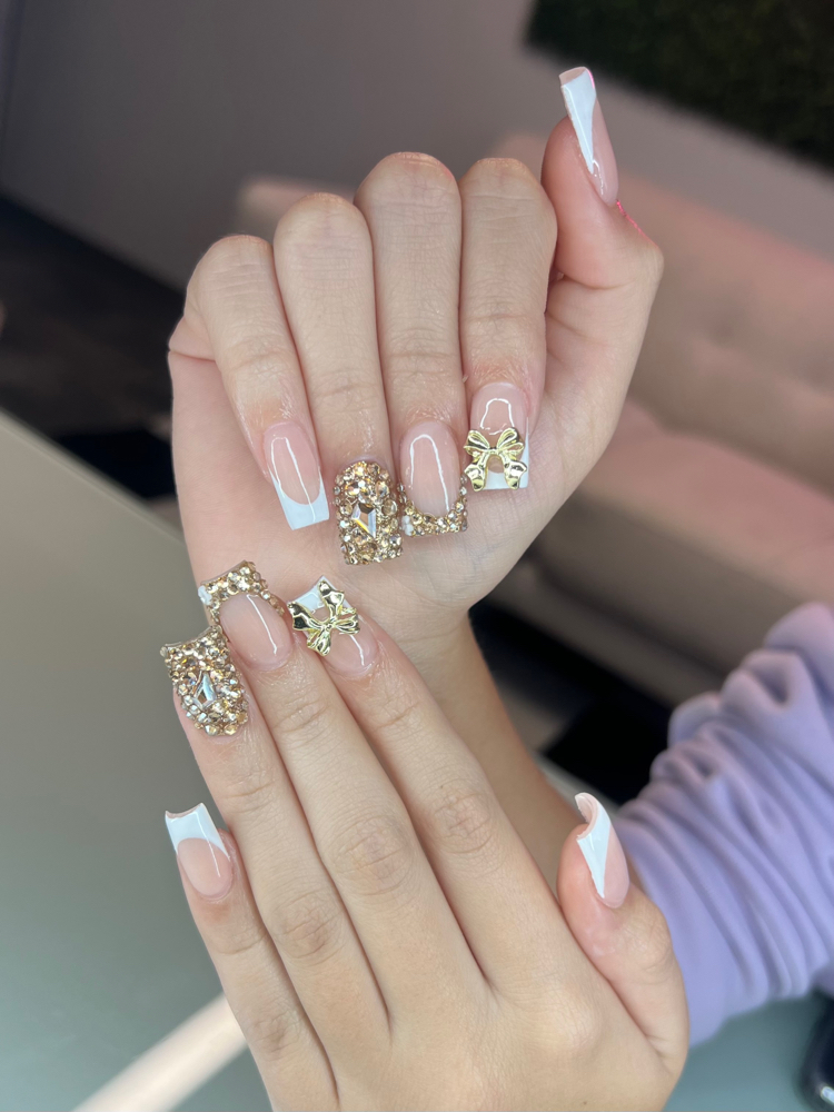 Short Acrylic Full Set (1-2)