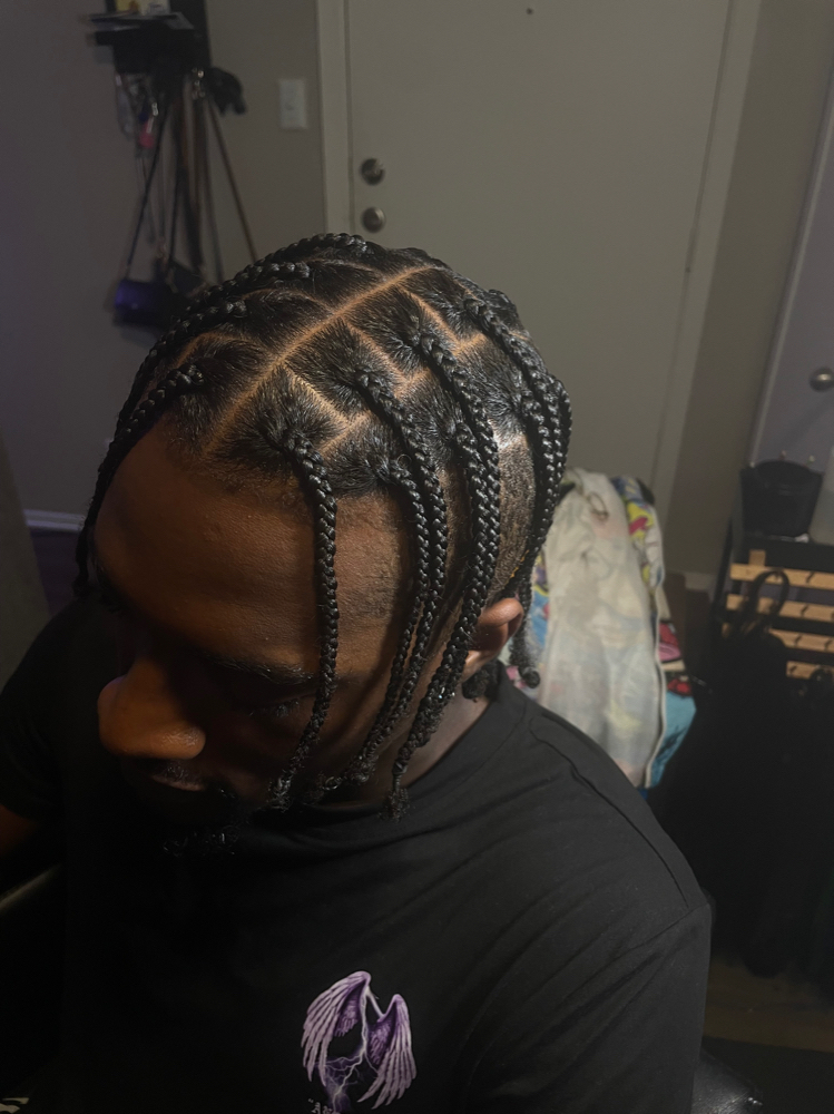 Mens Single Braids