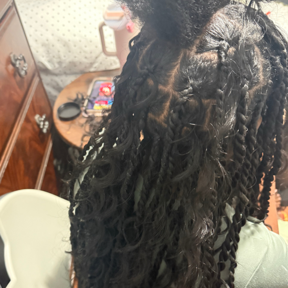 Large Boho Island Twist at Briibehindthechairr in Irvington Nj, NJ