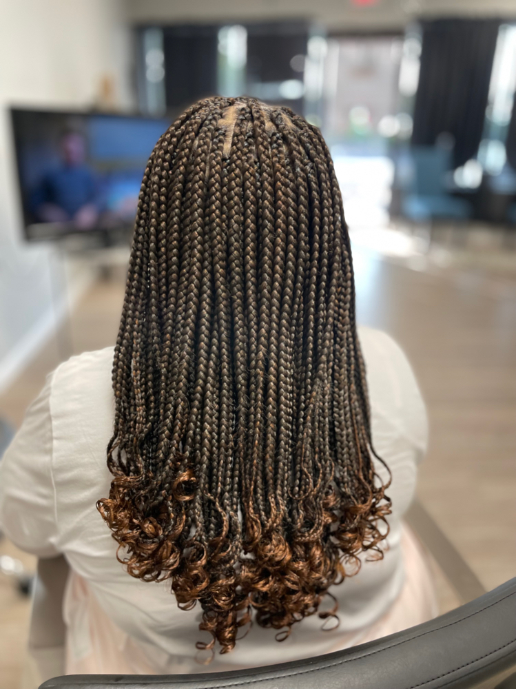 Medium Box Braids at Appointed Beauty in Romulus, MI