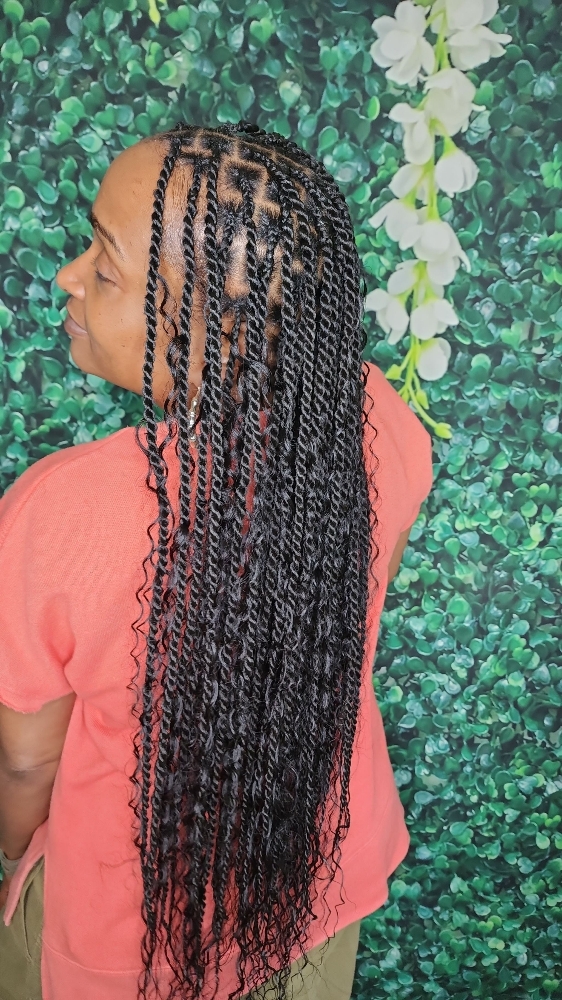 Knotless Island Twist