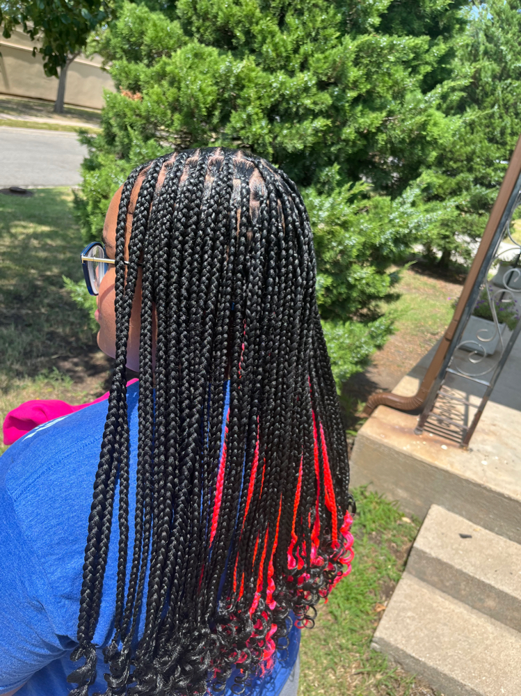 Small Knotless at BraidsByJinece in Wichita, KS