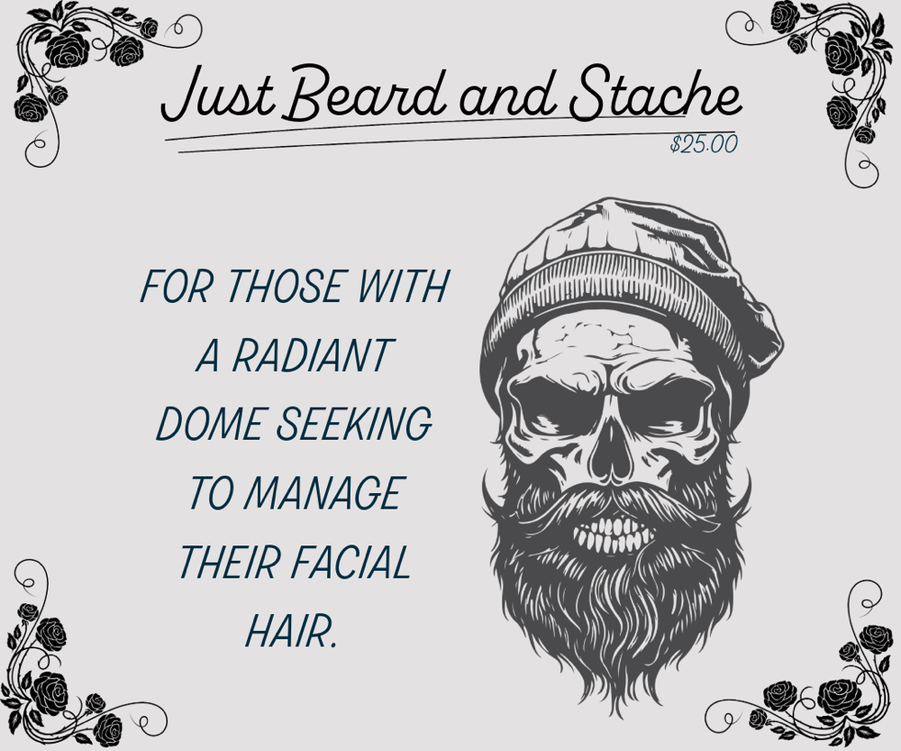 Just Beard And Stache