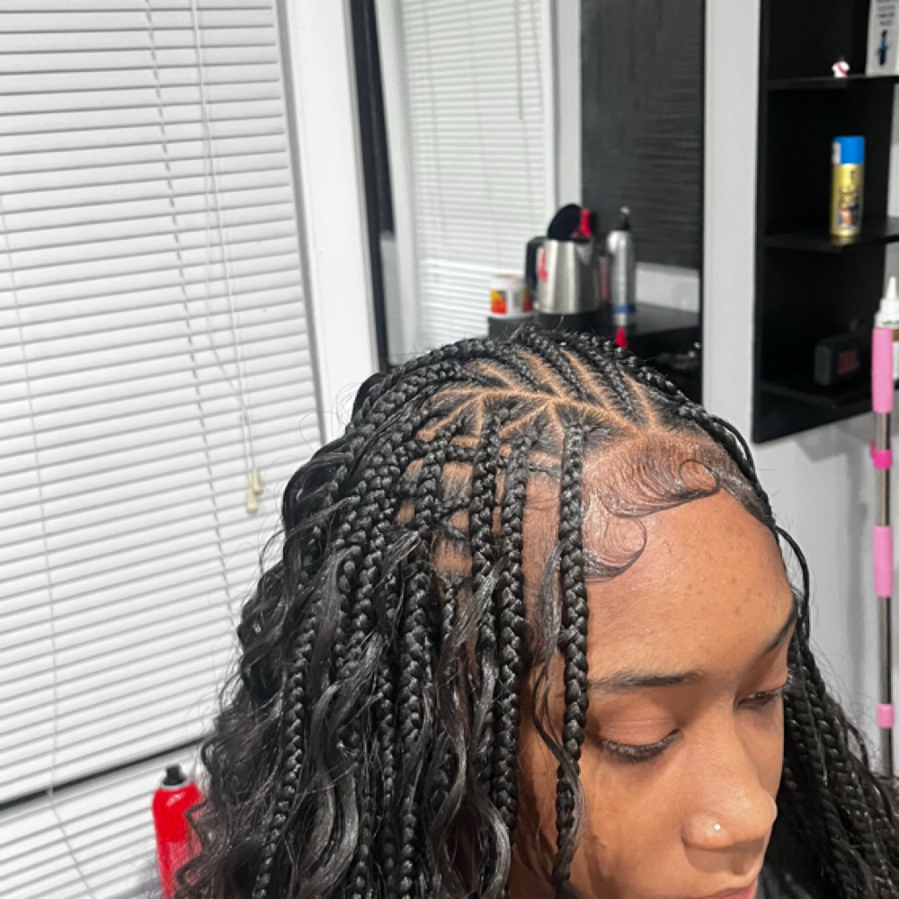 Flipover Fulani quickweave at The Hairapist Experience in Mount morris, MI