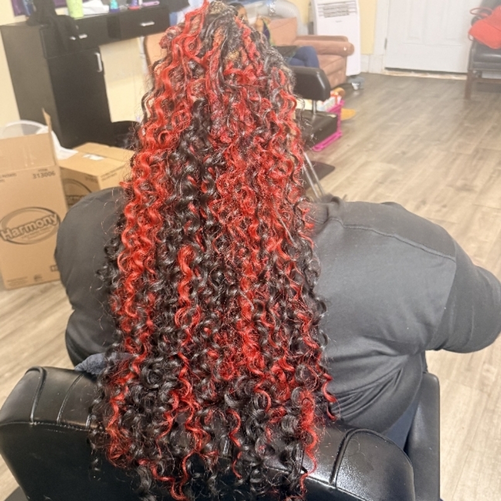 Loc Retwist w/ Boho 2-Strand Twist at Sincerely, B. The Creationist in Augusta, GA