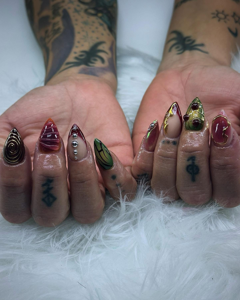 Short Acrylic Full Set