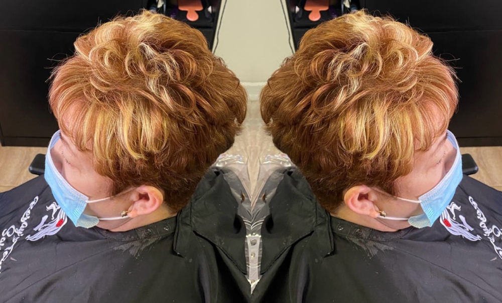 Partial Highlights for short hair