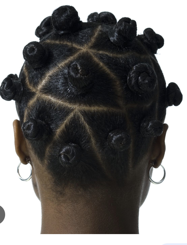 Bantu Knots On Natural Hair