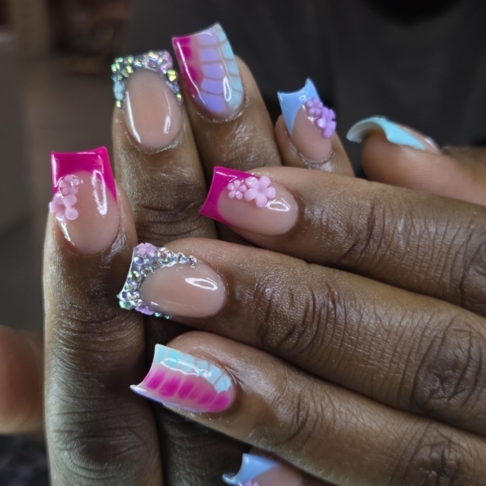 Freestyle Acrylic/INSTA NAIL INSPO at Kays Perfectionist Nails in Jacksonville, FL