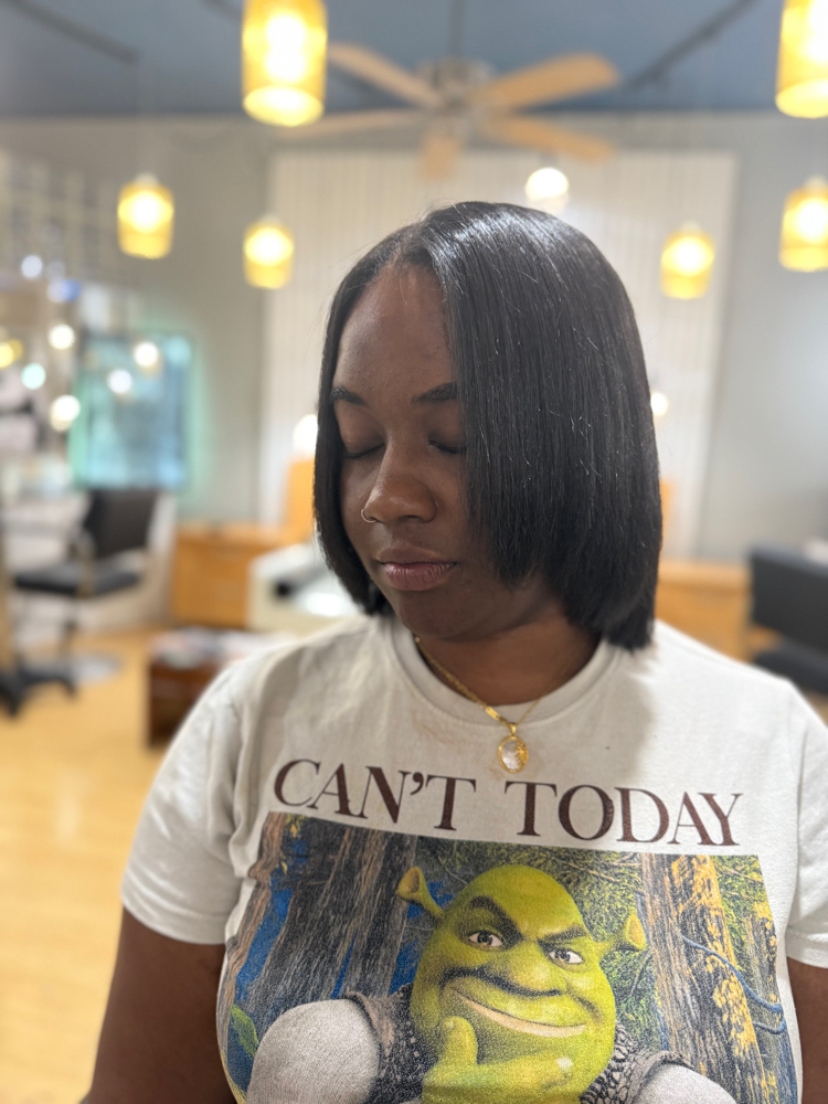 Wash/blowdry/straighten