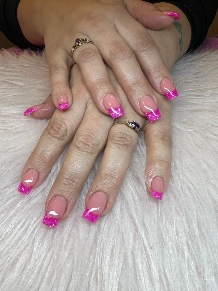 Full Set Acrylic 2 Tone Medium