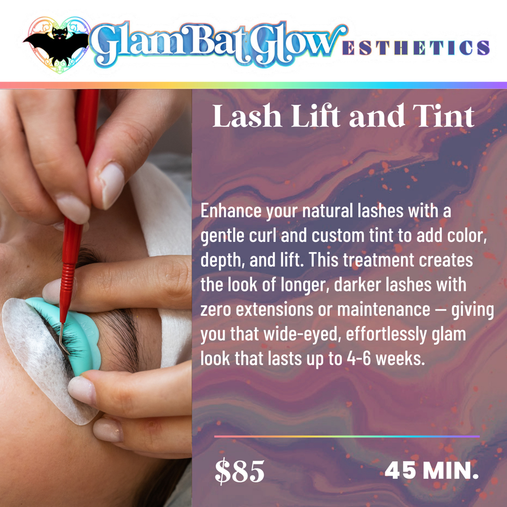 Lash Lift and Tint at Glambat Glow at Tranquility Massage in Plainfield, IL