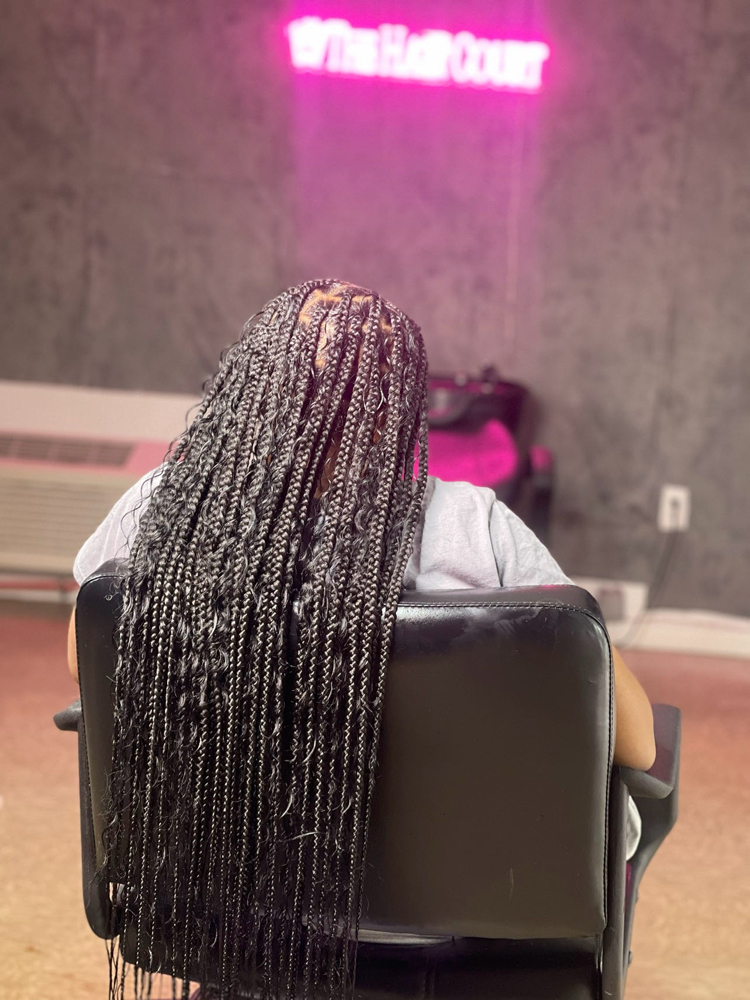 Large Boho Knotless Braids