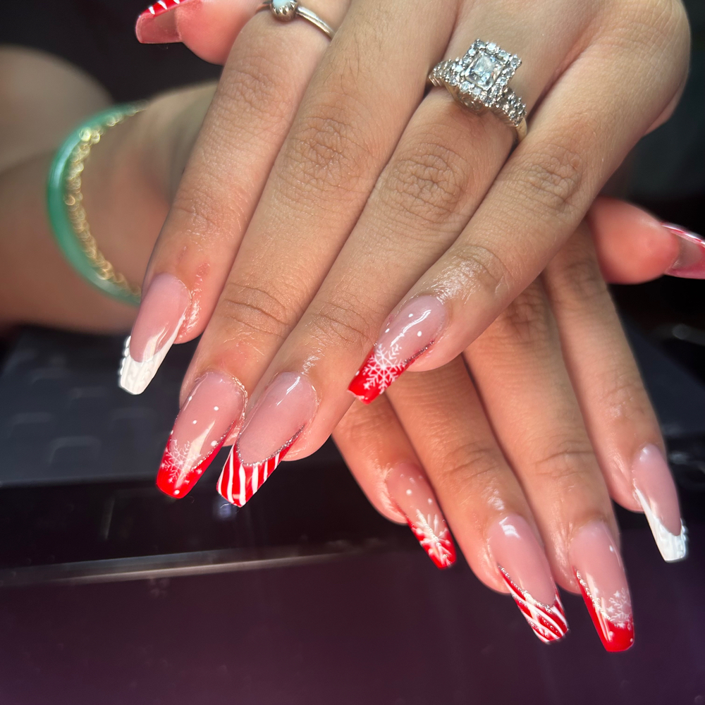 full set-acrylic or gel x-long at Natural Beauty By Sefany LLC in Bartow, FL