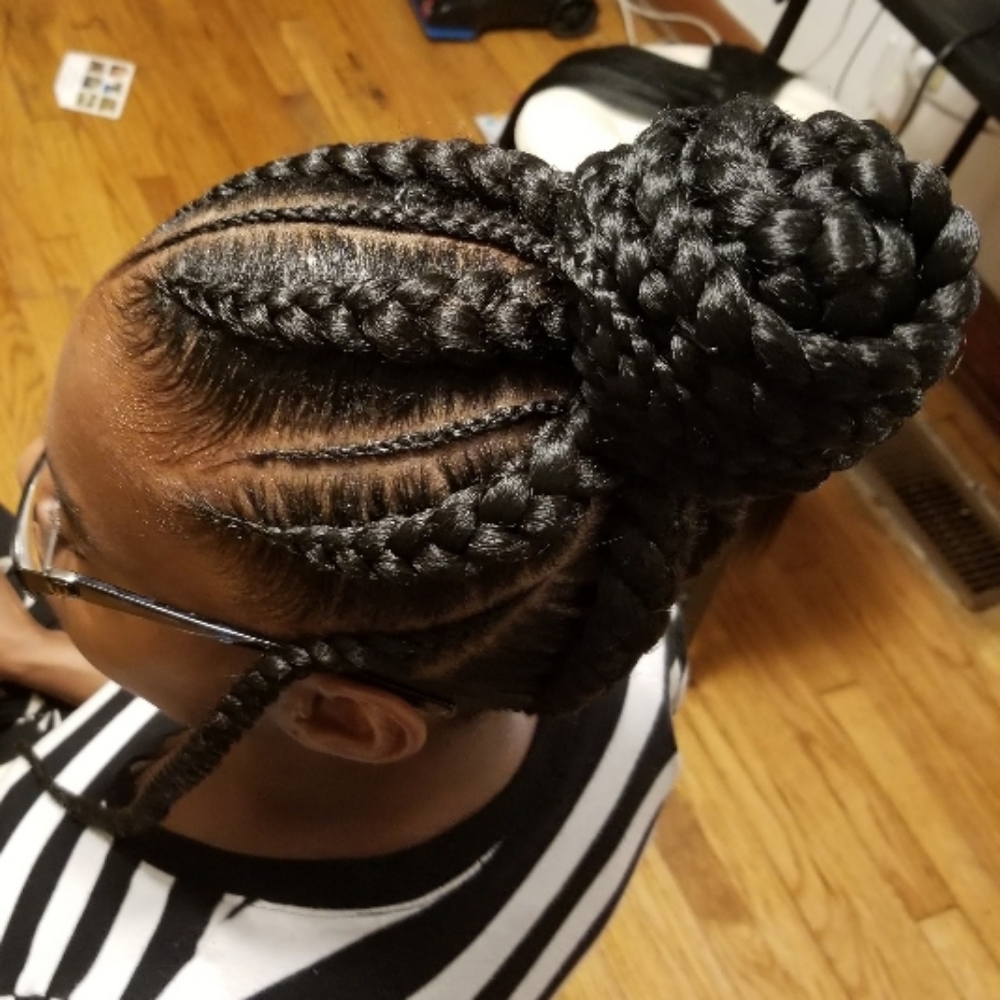 Large feedin ponytail at Tks Beauty Bar LLC in Memphis, TN