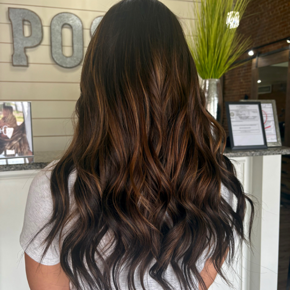 Sew-in Extensions Inital Install at Ashley Pfeiffer - Hairstylist in Hartselle, AL