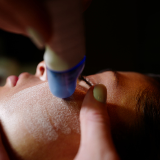 Microdermabrasion facial at Blossoms HTX Hair Studio in Spring, TX