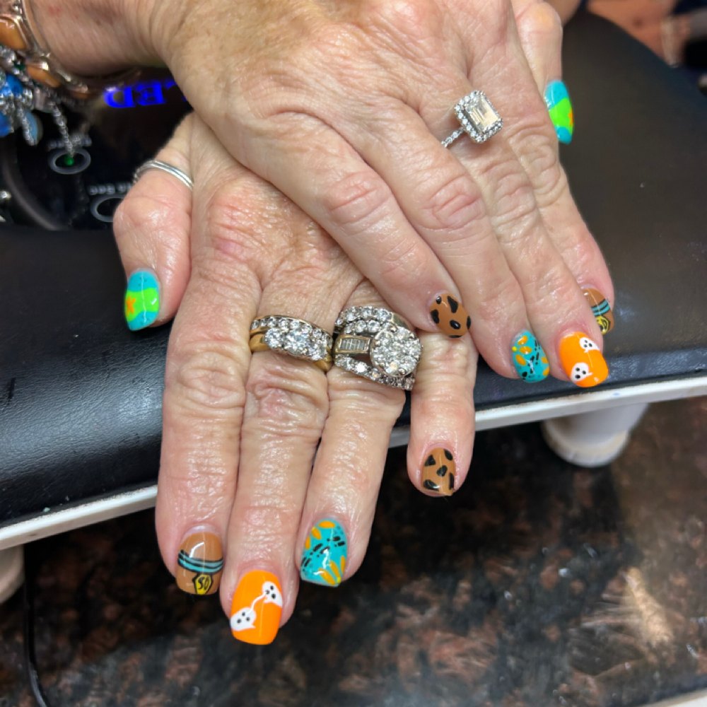 Dip On Natural Nail at POSH Salon and Dry Bar in Starkville, MS