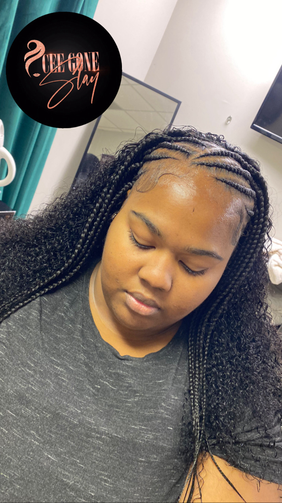 Half Braids Half Sewin